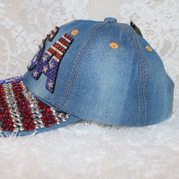 collection eighteen USA pretty sequined cap new with tags adjustable - Picture 6 of 7